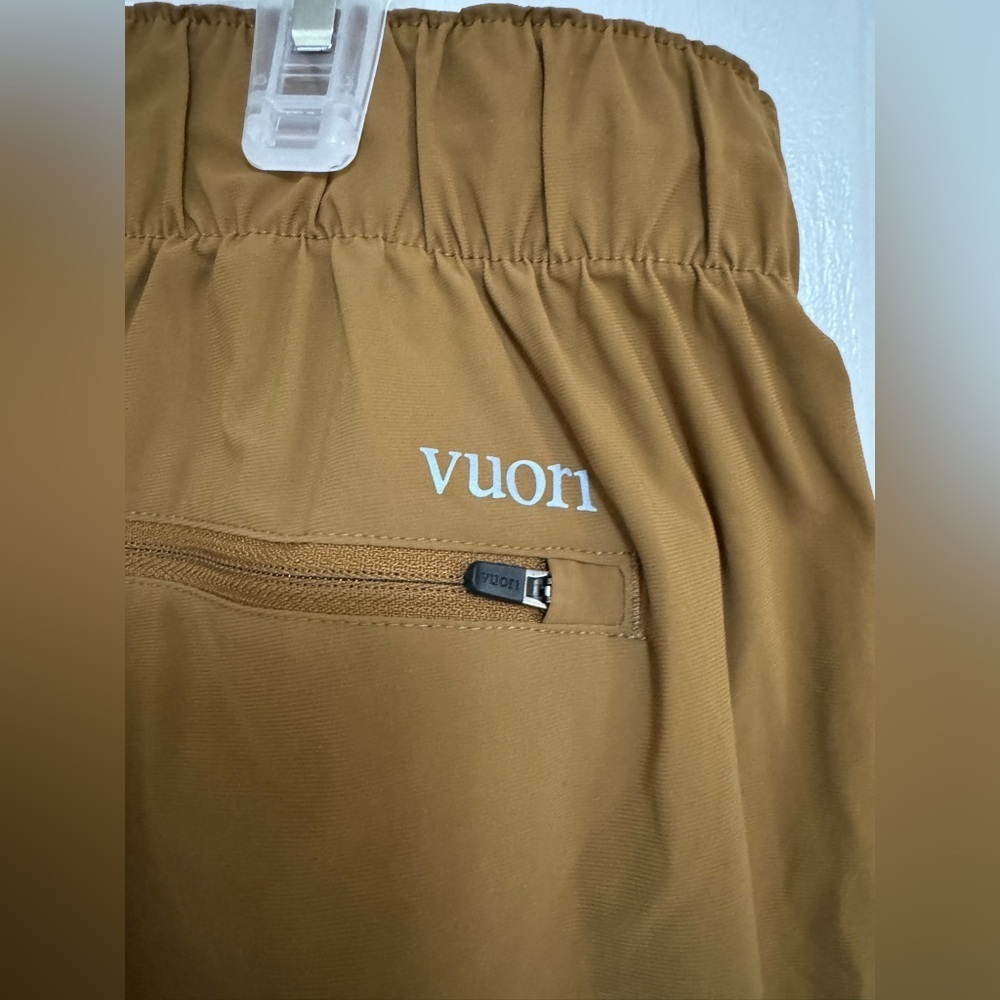 Vuori Fleet Pant Caramel Brown Running Joggers Men’s Size L - Picture 5 of 10